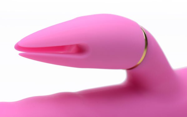 10x Versa-thrust Vibrating And Thrusting Silicone Rabbit With 3 Attachments - Image 7