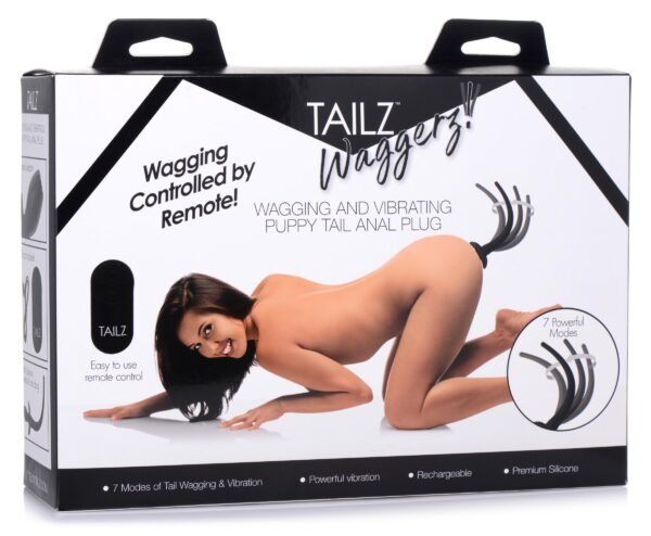 Remote Control Wagging And Vibrating Puppy Tail Anal Plug - Image 8