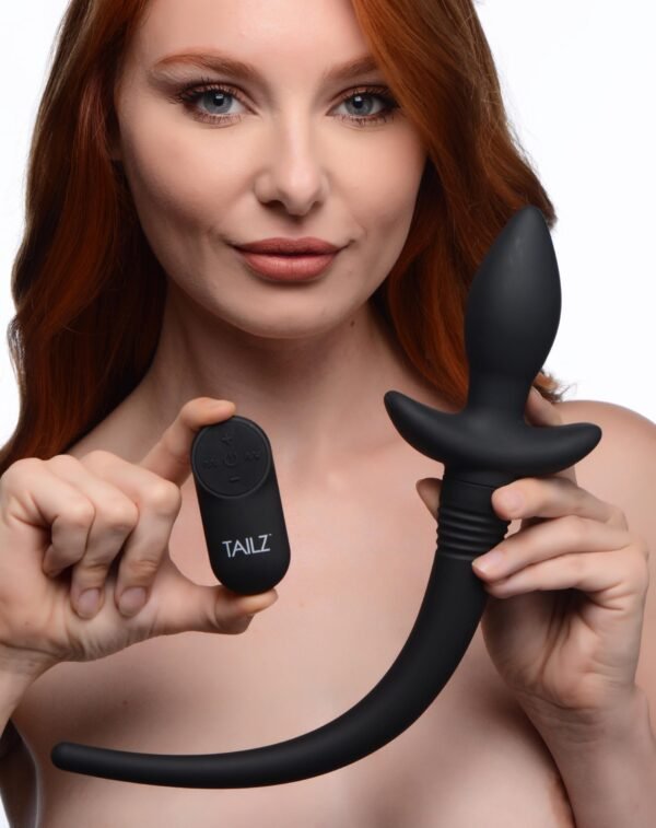 Remote Control Wagging And Vibrating Puppy Tail Anal Plug - Image 3