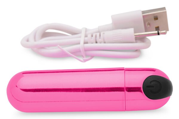 10x Rechargeable Vibrating Metallic Bullet - Image 6