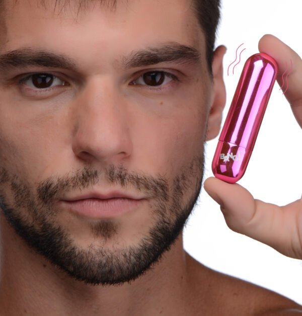 10x Rechargeable Vibrating Metallic Bullet - Image 2
