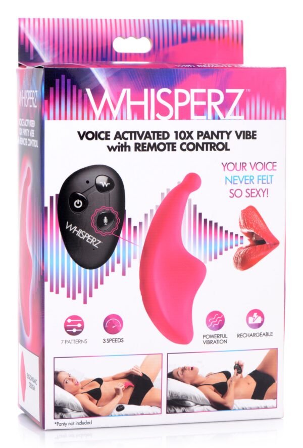 Voice Activated 10x Silicone Panty Vibrator With Remote Control - Image 8