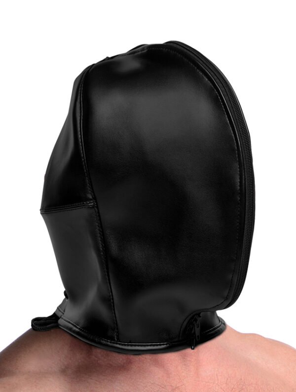 Zip Front Bondage Hood - Image 2