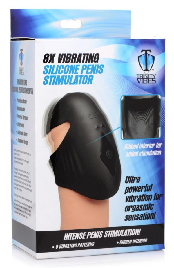 8x Vibrating Silicone Penis Head Stimulator - Image 7