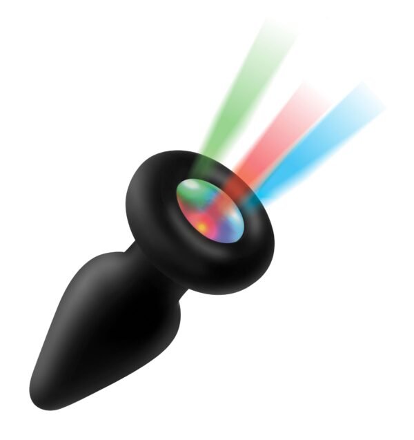 Light Up Silicone Anal Plug - Image 2