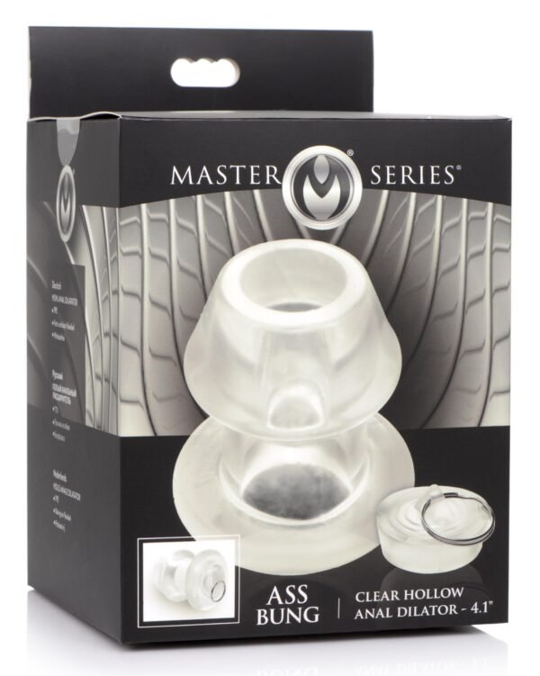 Ass Bung Clear Hollow Anal Dilator With Plug - Image 11