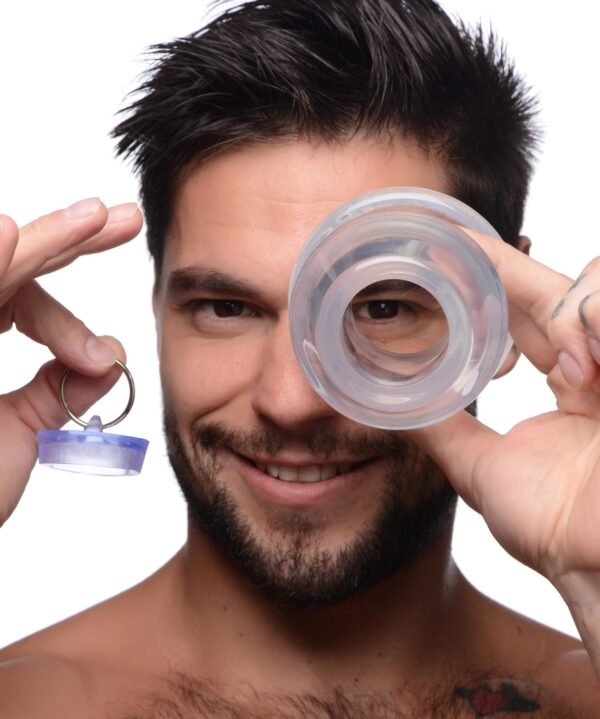 Ass Bung Clear Hollow Anal Dilator With Plug - Image 2