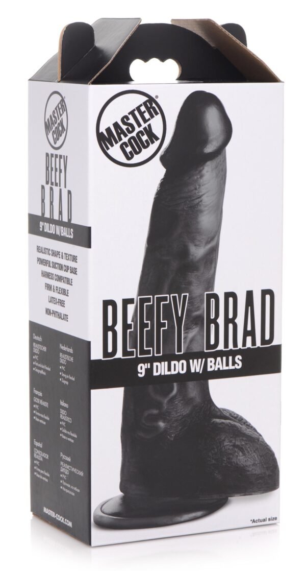 Beefy Brad 9 Inch Dildo With Balls - Image 7