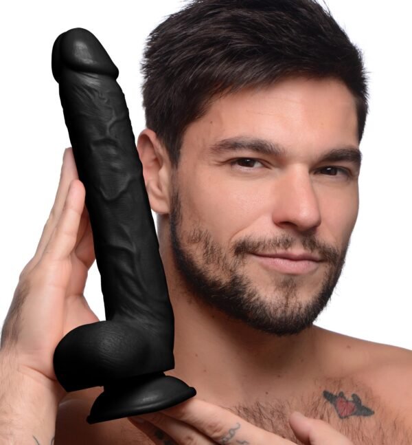 Long Logan 10 Inch Dildo With Balls - Image 2