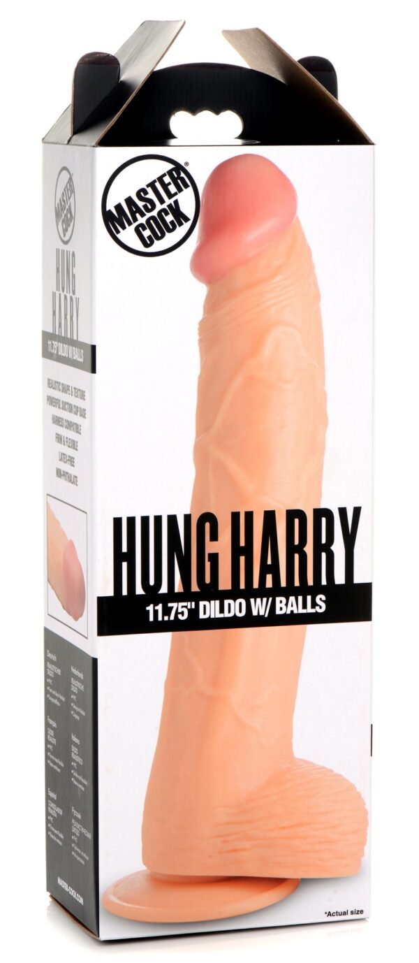 Hung Harry 11.75 Inch Dildo With Balls - Image 7