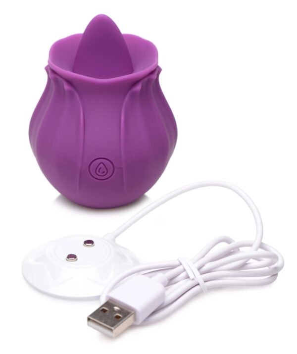 Bloomgasm Wild Violet 10x Silicone Clit Licking Stimulator - Image 7
