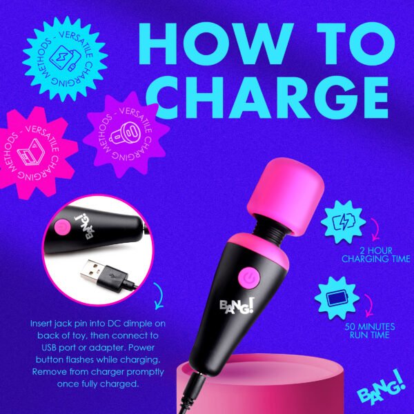 10x Ultra Powerful Silicone Mini Wand - Image 2