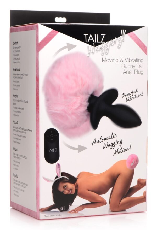Remote Control Wagging Bunny Tail Anal Plug - Image 6
