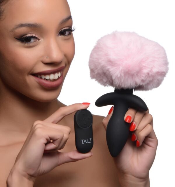 Remote Control Wagging Bunny Tail Anal Plug - Image 3