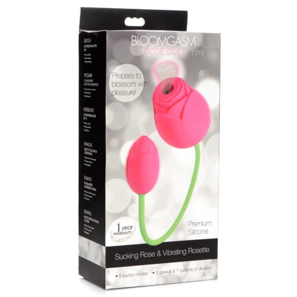 Bloomgasm Rose Duet Sucking Rose And Vibrating Rosette - Image 5