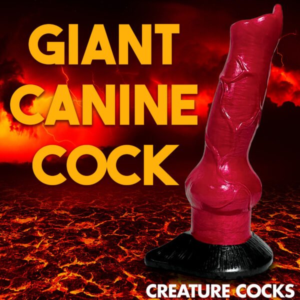 Hell-hound Canine Penis Silicone Dildo - Image 6