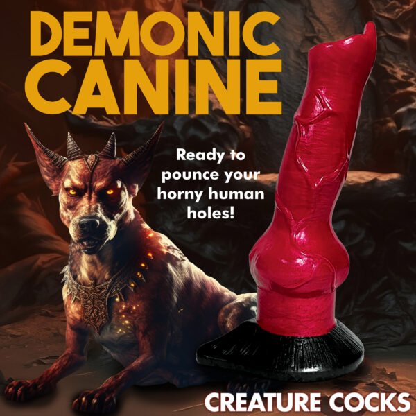 Hell-hound Canine Penis Silicone Dildo - Image 10
