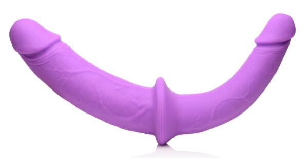 Silicone Double Dildo With Harness - Image 5