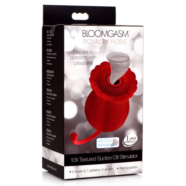 Royalty Rose Textured Suction Clit Stimulator - Image 7