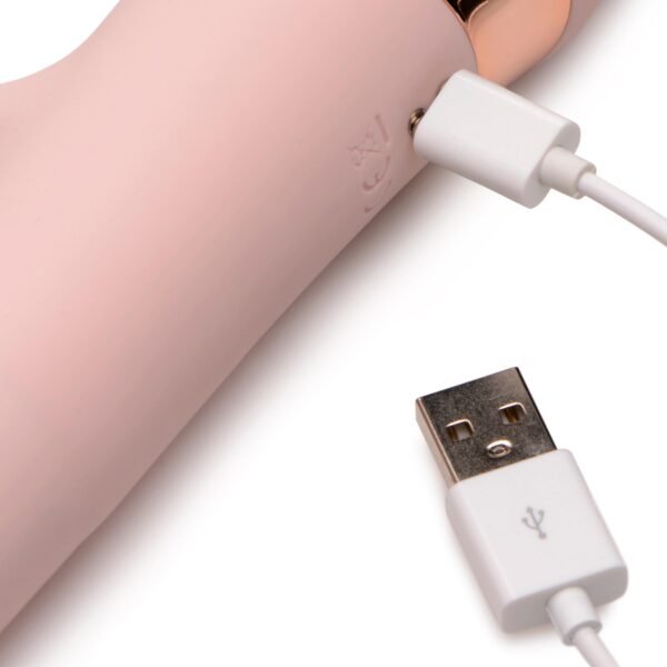 10x Bunny Slide Ring Silicone Vibrator - Image 6