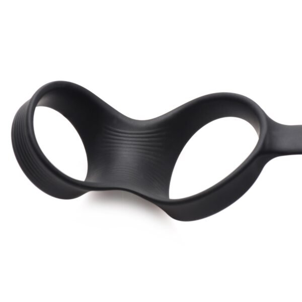 10x Inflatable And Vibrating Prostate Plug With Cock And Ball Ring - Image 5