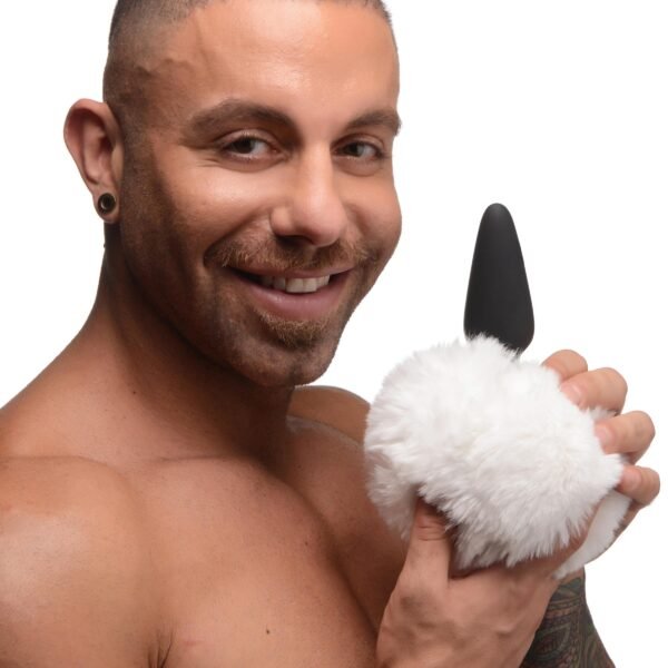 Large Anal Plug With Interchangeable Bunny Tail - Image 2