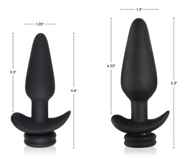 Small Vibrating Anal Plug With Interchangeable Fox Tail - Image 3