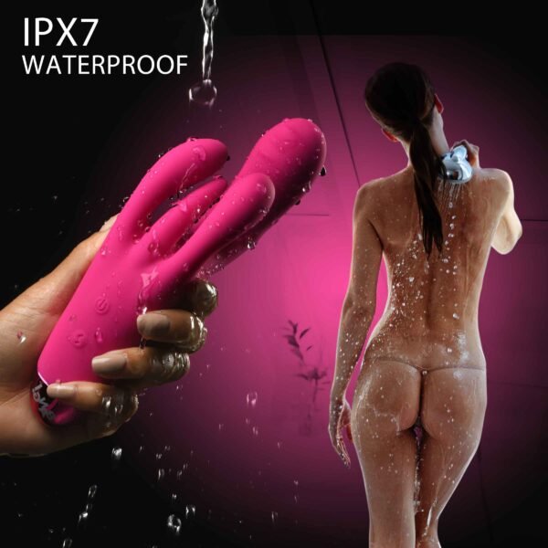 10x Triple Rabbit Silicone Vibrator - Image 5