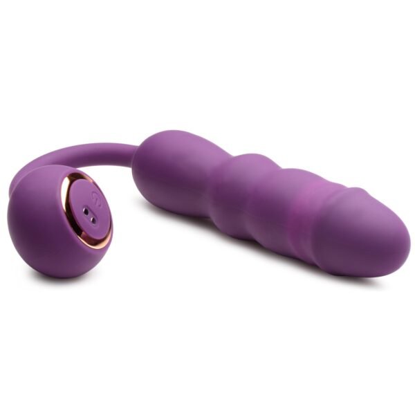 Thrust Thumper Thrusting Silicone Vibrator With Remote - Image 5