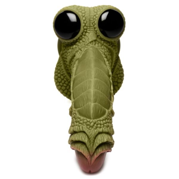Swamp Monster Green Scaly Silicone Dildo - Image 6