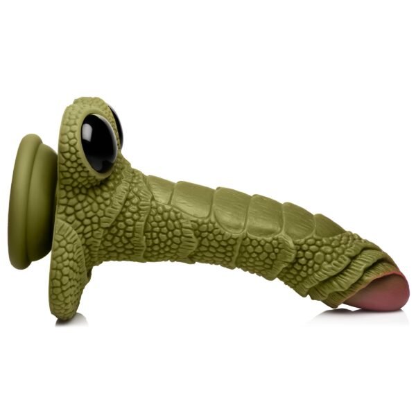 Swamp Monster Green Scaly Silicone Dildo - Image 8