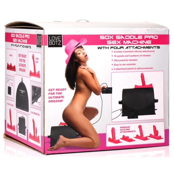 50x Saddle Pro Sex Machine With 4 Attachments - Image 8