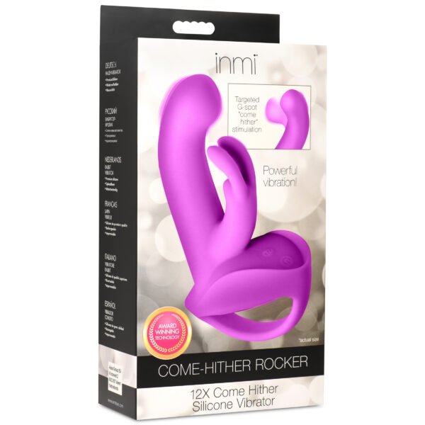 12x Come-hither Rocker Silicone Vibrator - Image 7