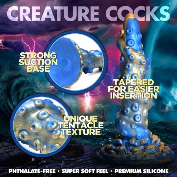 Lord Kraken Tentacled Silicone Dildo - Image 4