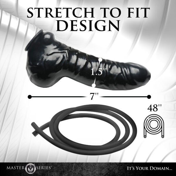 Guzzler Realistic Penis Sheath With Tube - Image 8