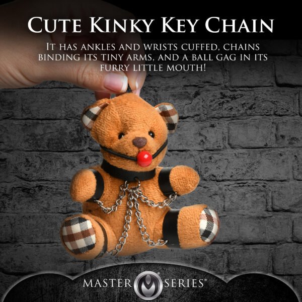 Gagged Teddy Bear Keychain - Image 8