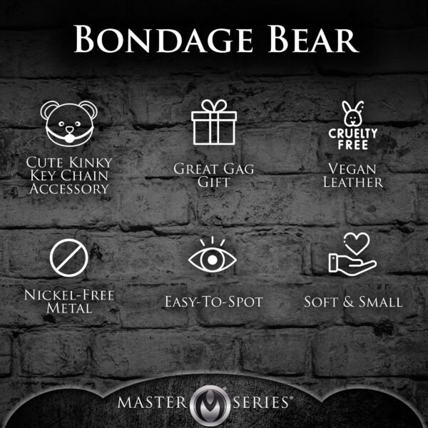 Bdsm Teddy Bear Keychain - Image 3