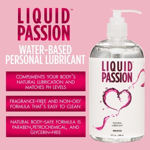 Liquid Passion Natural Lubricant - 16oz - Image 5