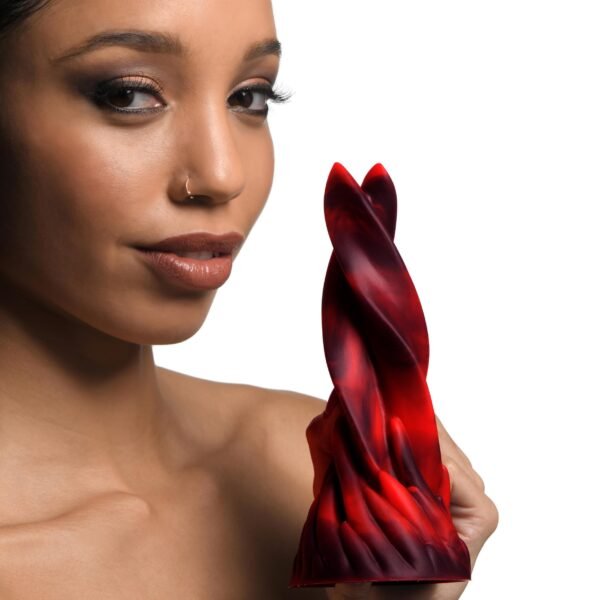 Hell Kiss Twisted Tongues Silicone Dildo - Image 3