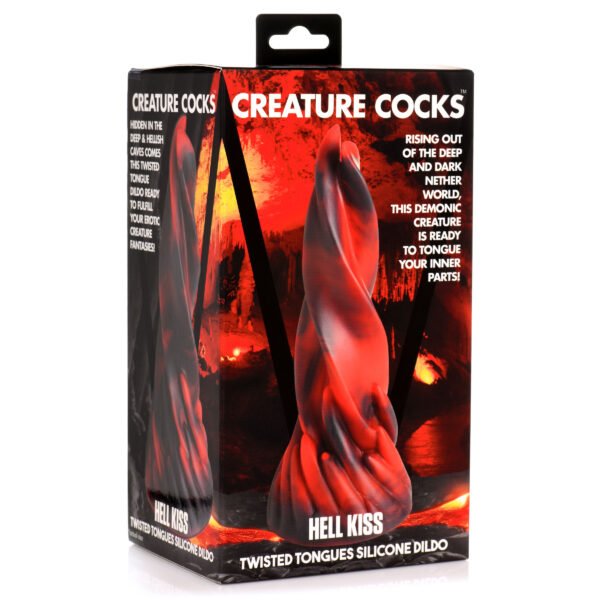 Hell Kiss Twisted Tongues Silicone Dildo - Image 7