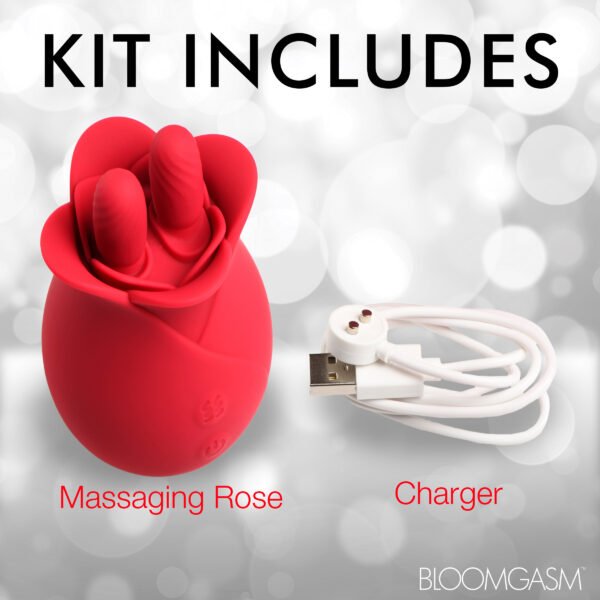 10x Fondle Massaging Rose Silicone Clit Stimulators - Image 6