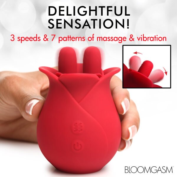 10x Fondle Massaging Rose Silicone Clit Stimulators - Image 10