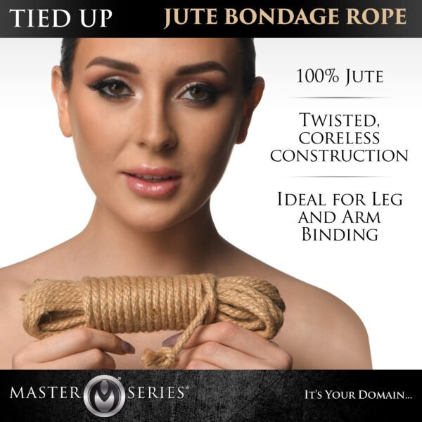 Tied Up Jute Bondage Rope - Image 3