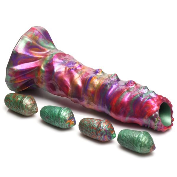 Larva Silicone Ovipositor Dildo With Eggs - Image 7