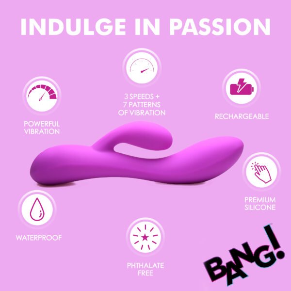 10x Flexible Silicone Rabbit Vibrator - - Image 8