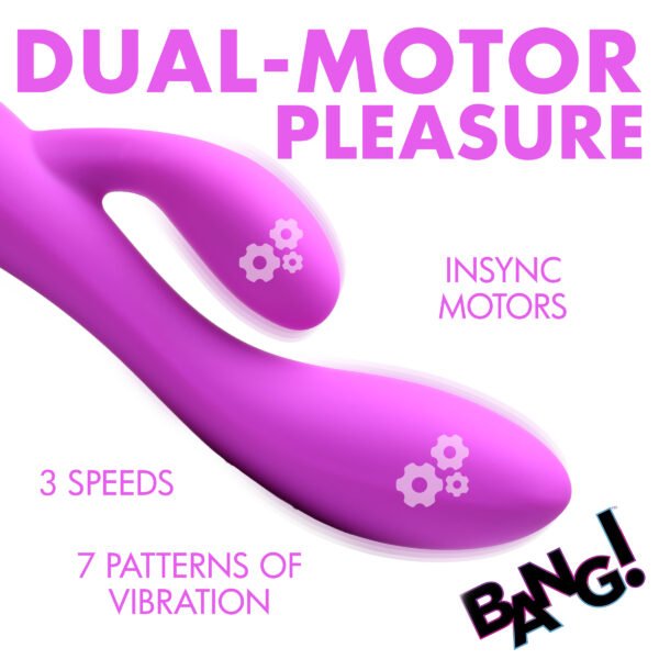 10x Flexible Silicone Rabbit Vibrator - - Image 9