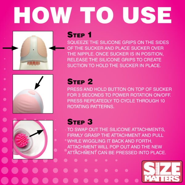 10x Rotating Nipple Suckers - Image 7