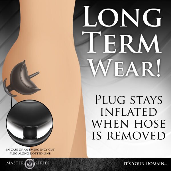 Ass Bound Anchor Inflatable Silicone Anal Plug - Image 2