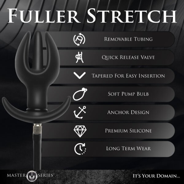 Ass Bound Anchor Inflatable Silicone Anal Plug - Image 6