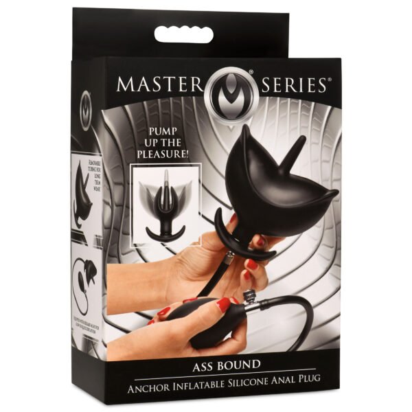 Ass Bound Anchor Inflatable Silicone Anal Plug - Image 9